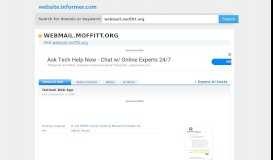 
							         webmail.moffitt.org at WI. Outlook Web App - Website Informer								  
							    