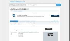 
							         webmail.myquix.de at WI. QUiX Webmail :: Willkommen bei ...								  
							    