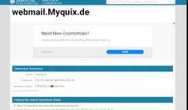 
							         Webmail.myquix.de: QUiX Webmail :: Willkommen bei QUiX ...								  
							    