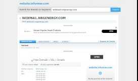 
							         webmail.nrgenergy.com at WI. Outlook Web App								  
							    