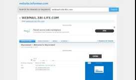 
							         webmail.sbi-life.com at WI. Skyconnect :: Welcome to ...								  
							    