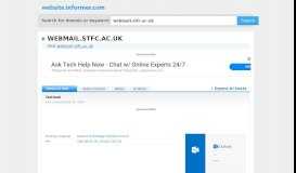 
							         webmail.stfc.ac.uk at Website Informer. Outlook. Visit Webmail ...								  
							    