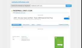 
							         webmail.unfi.com at Website Informer. Visit Webmail Unfi.								  
							    