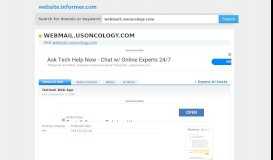 
							         webmail.usoncology.com at WI. Outlook Web App								  
							    