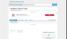 
							         webmail.vancity.com at WI. Outlook Web App - Website Informer								  
							    