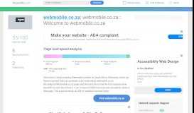 
							         webmobile.co.za - Accessify								  
							    