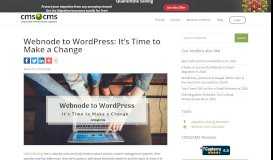 
							         Webnode to WordPress: It's Time to Make a Change ...								  
							    