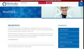 
							         WebPACS | Hospitals in Dallas - Methodist Health System								  
							    
