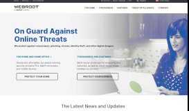 
							         Webroot: Cybersecurity & Threat Intelligence Services								  
							    