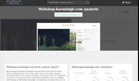 
							         Webshop Kaemingk. Kaemingk Webportal - Kaemingk Webportal								  
							    