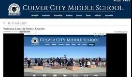 
							         Website & Aeries Portal- Spanish | Culver City Middle School								  
							    