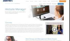 
							         Website Design and Management Tools for Dental Practices | Dentrix								  
							    