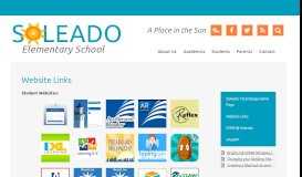 
							         Website Links - Kathleen Davis - Soleado Elementary								  
							    