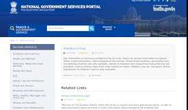 
							         Website of Air India | National Government Services Portal								  
							    