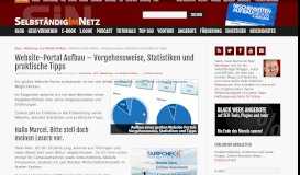 
							         Website-Portal Aufbau - Vorgehensweise, Statistiken und praktische ...								  
							    