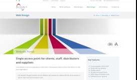 
							         Website Portal - Single access point for clients, staff, distributers and ...								  
							    
