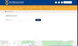 
							         Website Search » The Billericay School								  
							    