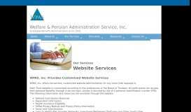 
							         Website Services | WPAS, Inc.								  
							    