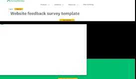 
							         Website surveys: questions & template | SurveyMonkey								  
							    