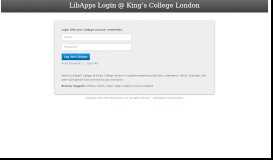 
							         Websites - King's Business School - LibGuides at King's College London								  
							    