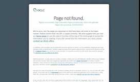 
							         Websites - OCLC								  
							    