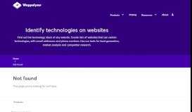 
							         Websites using IBM WebSphere Portal - Wappalyzer								  
							    