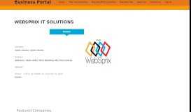 
							         websprix it solutions - Business Details								  
							    