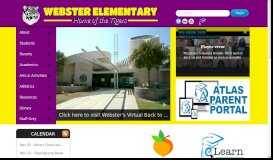 
							         Webster Elementary School								  
							    