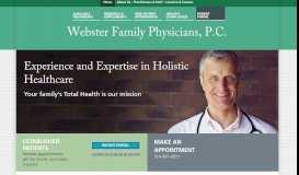 
							         Webster Family Physicians, P.C. |								  
							    