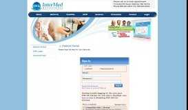 
							         webstermd ::: Patient Portal ::: InterMed Associates								  
							    