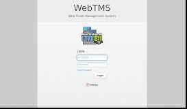 
							         WebTMS Login								  
							    