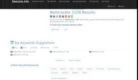 
							         Webtracker 1100 Results For Websites Listing - SiteLinks.Info								  
							    