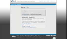 
							         WebTrax™ Login - TDX Tech								  
							    