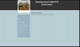 
							         Webview (Patient Login Site) - Weatherford OB/GYN Associates								  
							    