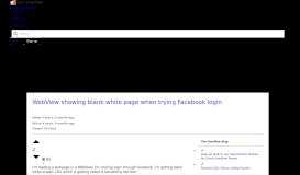 
							         WebView showing blank white page when trying Facebook login								  
							    
