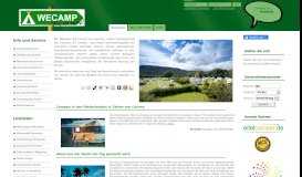 
							         wecamp.eu - Das Informations-Portal rund um den Camping-Urlaub								  
							    