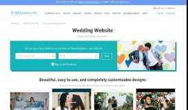 
							         Wedding Websites, Free Wedding Websites | WeddingWire								  
							    