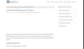 
							         Weebly Designer Platform - WebNots								  
							    