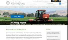 
							         Weed Identification and Management - Agriculture - County of Santa ...								  
							    