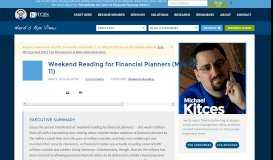 
							         Weekend Reading for Financial Planners (May 24-25) - Kitces.com								  
							    