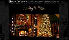 
							         Weekly Bulletin - Dover Avenue Alliance Church								  
							    