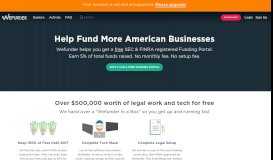 
							         WeFunder Funding Portal - Invest in Startups You Love - Equity ...								  
							    