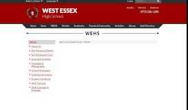 
							         WEHS - West Essex High School								  
							    