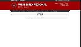 
							         WEHS - West Essex Regional School District								  
							    