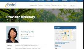 
							         Wei Huang, MD - Iredell Health System								  
							    