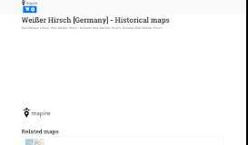 
							         Weißer Hirsch [Germany] | Mapire - The Historical Map Portal								  
							    