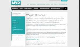 
							         Weight Distance - NM Motor Vehicle Division - MVD New Mexico								  
							    