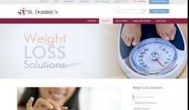 
							         Weight Loss Solutions - St. Dominic Hospital								  
							    