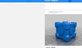 
							         Weighted Companion Cube by Poh - Thingiverse								  
							    