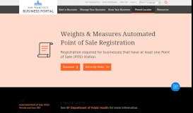 
							         Weights & Measures Automated Point of Sale ... - SF Business Portal								  
							    